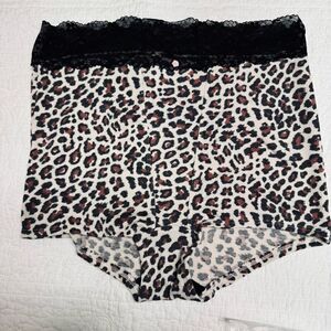 NWT (XL) Victoria’s Secret High-Waist Boyshort Panty - Leopard Print - Super Sof
